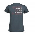 BMW Motorrad T-Shirt Make Life A Ride Γυναικείο Γκρι ΕΝΔΥΣΗ